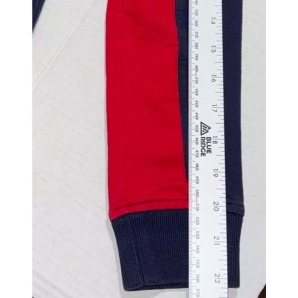 LRL Ralph Lauren Active Jacket, Petite SP Navy Blue/Red, Full-Zip Stylish Fit - Picture 11 of 15